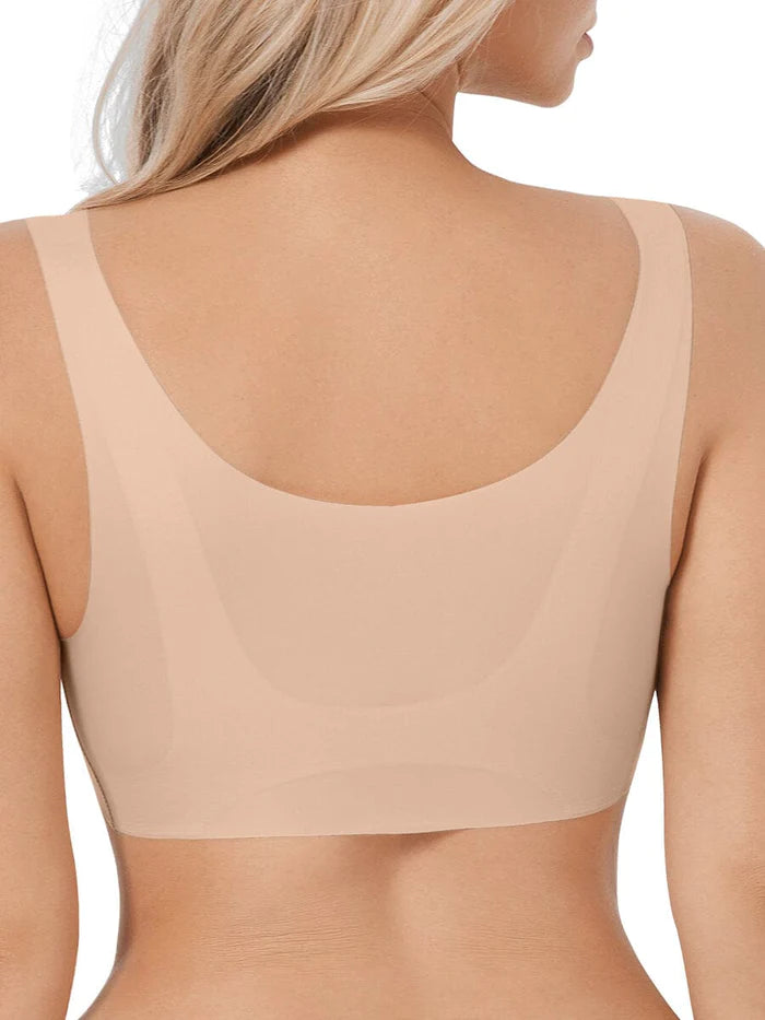 Comfort Bra with Drop Glue Design Supports Gathering Bust