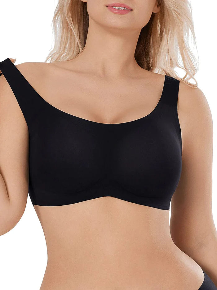 Comfort Bra with Drop Glue Design Supports Gathering Bust