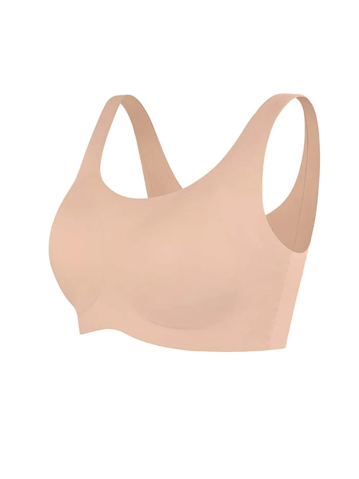 Comfort Bra with Drop Glue Design Supports Gathering Bust