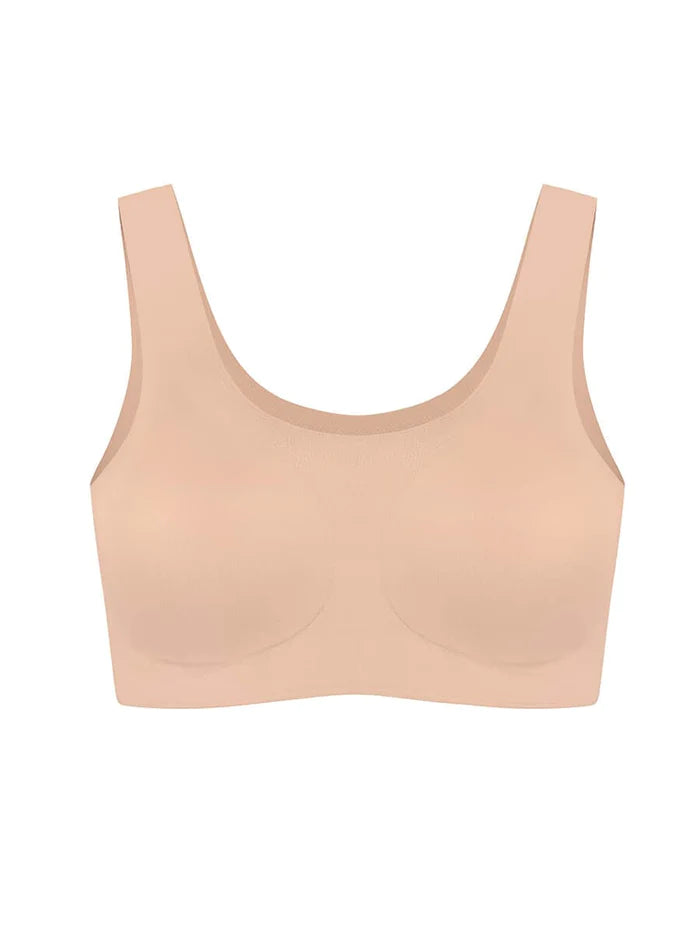 Comfort Bra with Drop Glue Design Supports Gathering Bust